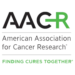 The logo for AACR, which uses Blue Sky eLearn's healthcare LMS.